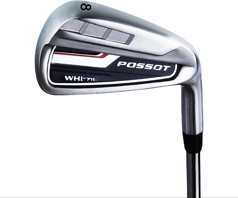 POSSOT Golf Irons Individual,Driving Iron Golf Iron Set for Men 5,6,7,8,9,P,S,W Right Handed with Beginner's Iron Set Regular Flex Steel Shaft, Iron Set - Image 1